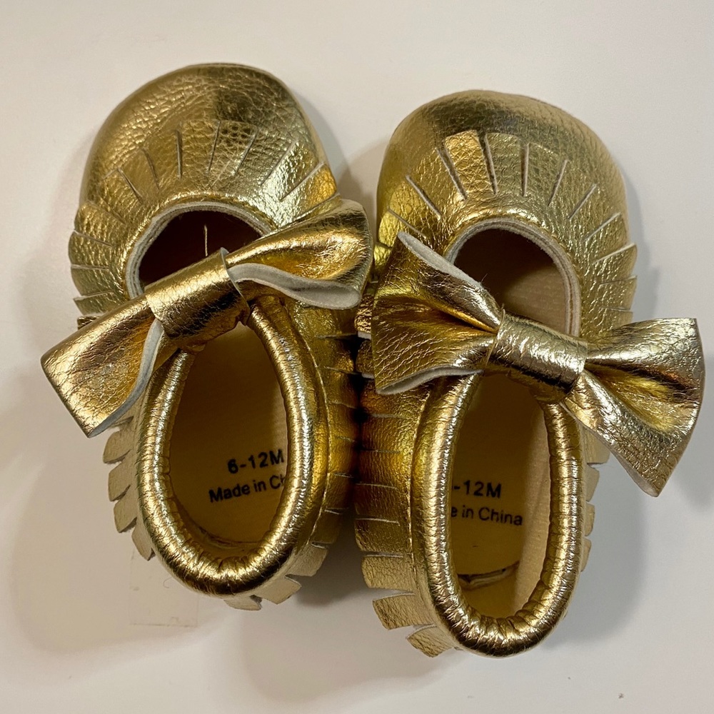 Gold Moccasins